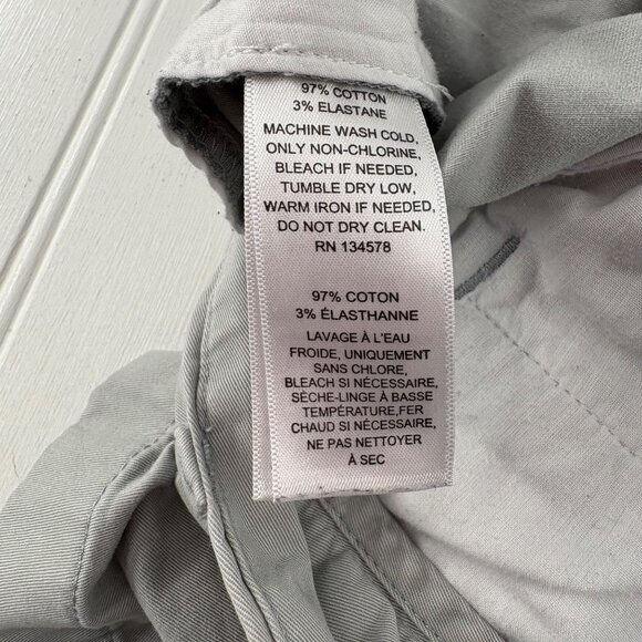 Vineyard Vines Men's size 38 Gray Shorts Flat Front Chino - Picture 4 of 5